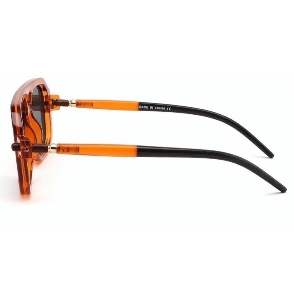 Square Oversized Retro Sunglasses Men  Bold Thick Frame UV400 Shades Fashion New